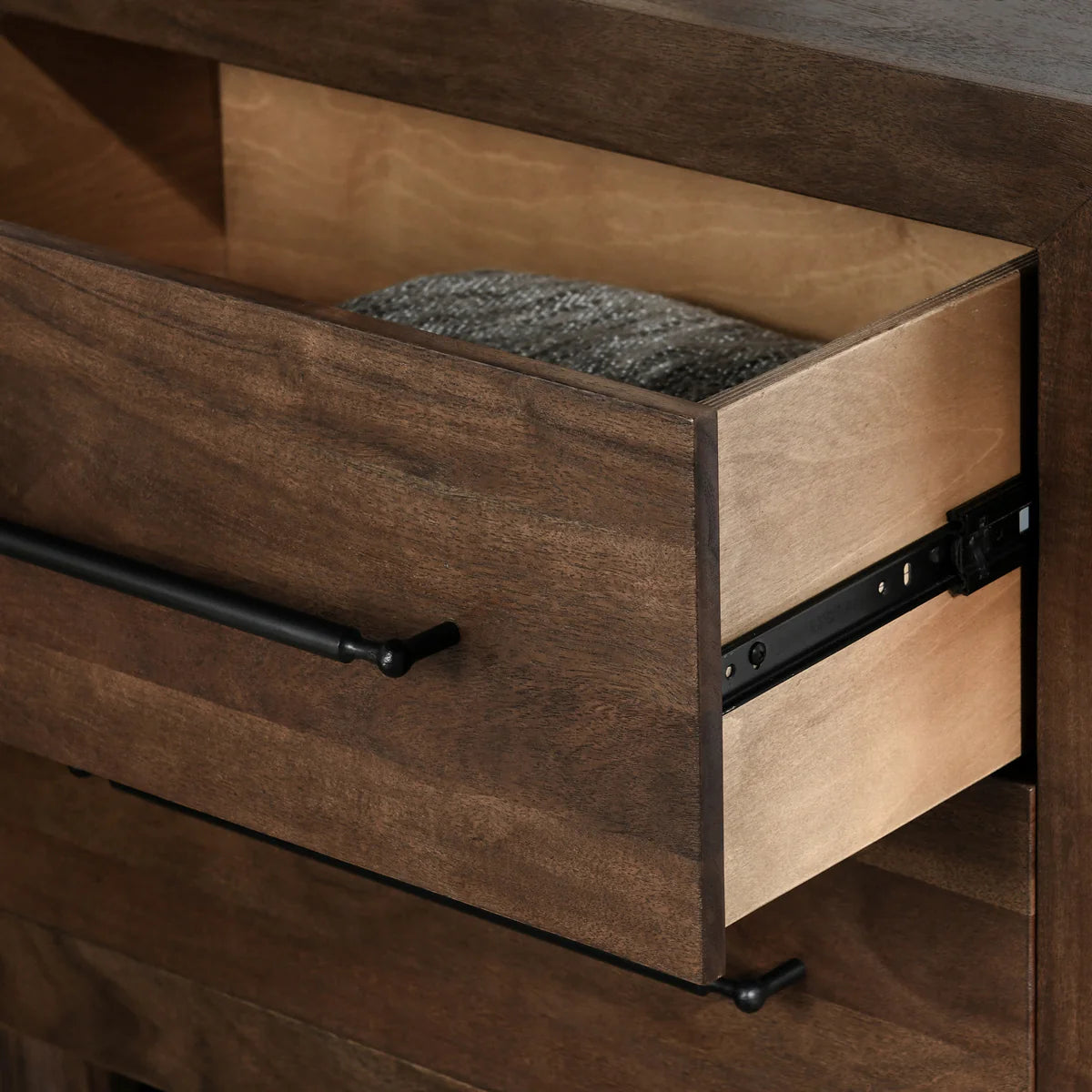 Jaxon Wood 2Dwr Nightstand Cocoa Brown