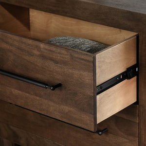 Jaxon Wood 2Dwr Nightstand Cocoa Brown