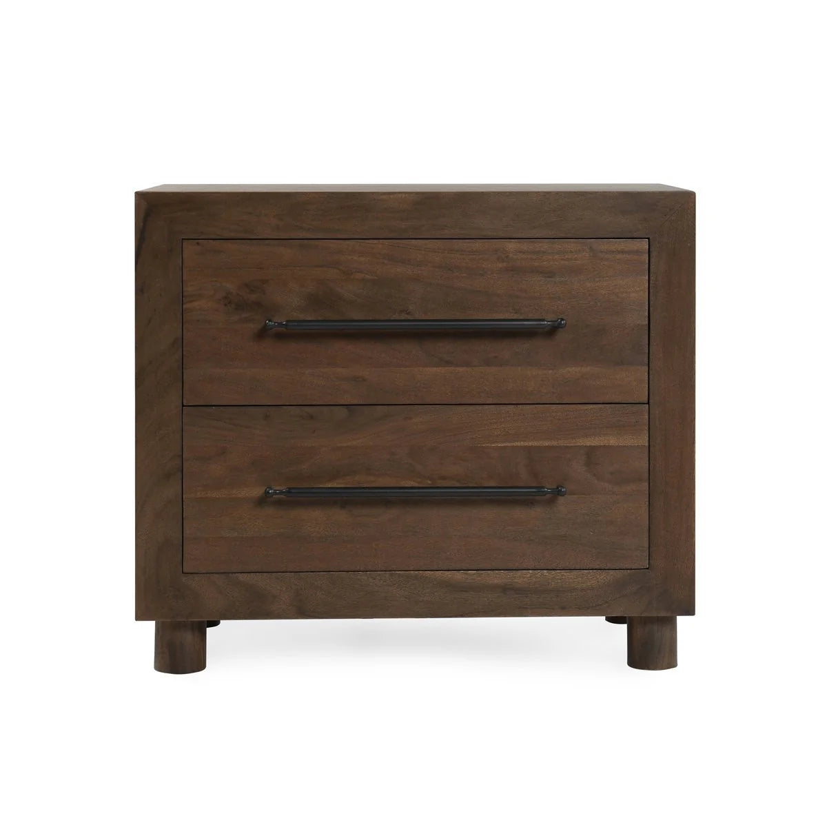 Jaxon Wood 2Dwr Nightstand Cocoa Brown