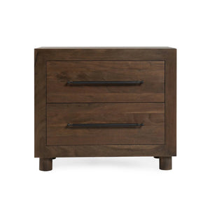 Jaxon Wood 2Dwr Nightstand Cocoa Brown