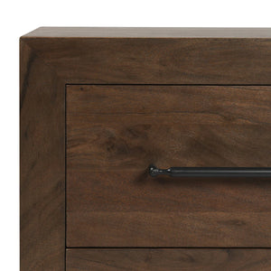 Jaxon Wood 2Dwr Nightstand Cocoa Brown
