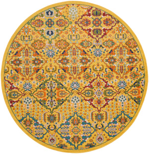 Allur ALR03 Yellow Multicolor Rug
