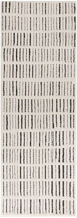 Modern Comfort MNC03 Ivory Black Rug
