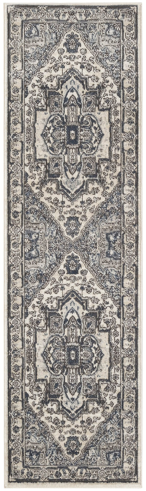 Quarry QUA18 Ivory Navy Rug