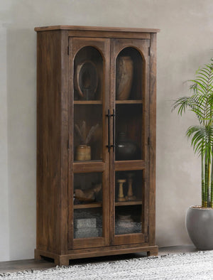 Zion Reclaimed Wood 2Dr Armoire Natural