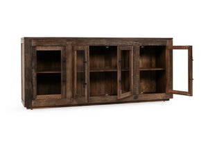 Jett Reclaimed Wood 4Dr Cabinet Natural