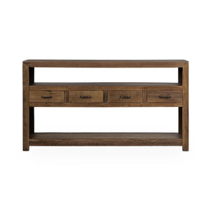 Mattai 4 Drawer Console Table Natural