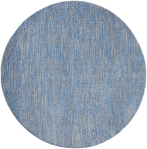 Nourison Essentials NRE01 Blue Grey Rug
