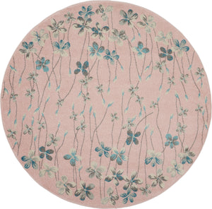 Tranquil TRA04 Pink Rug