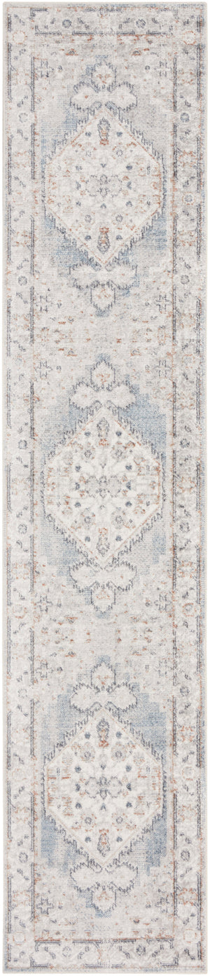 Astra Machine Washable ASW11 Light Blue Rug
