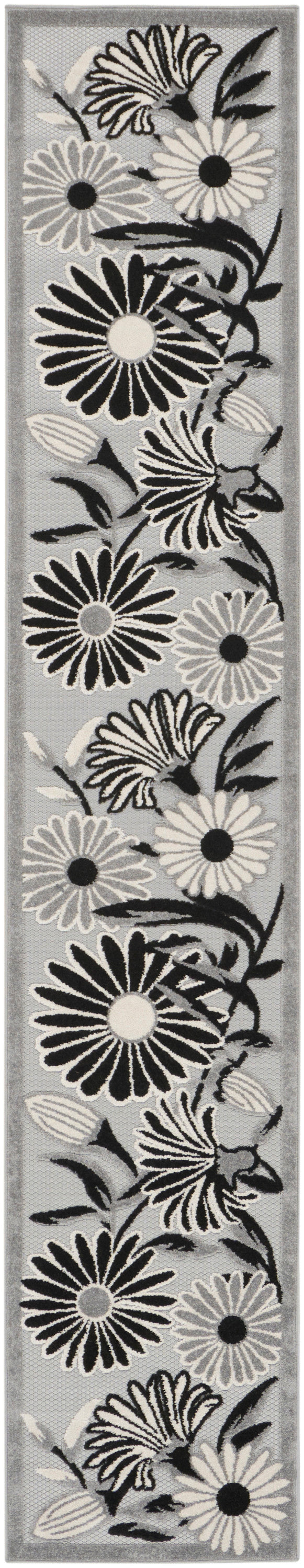 Aloha ALH33 Black White Rug