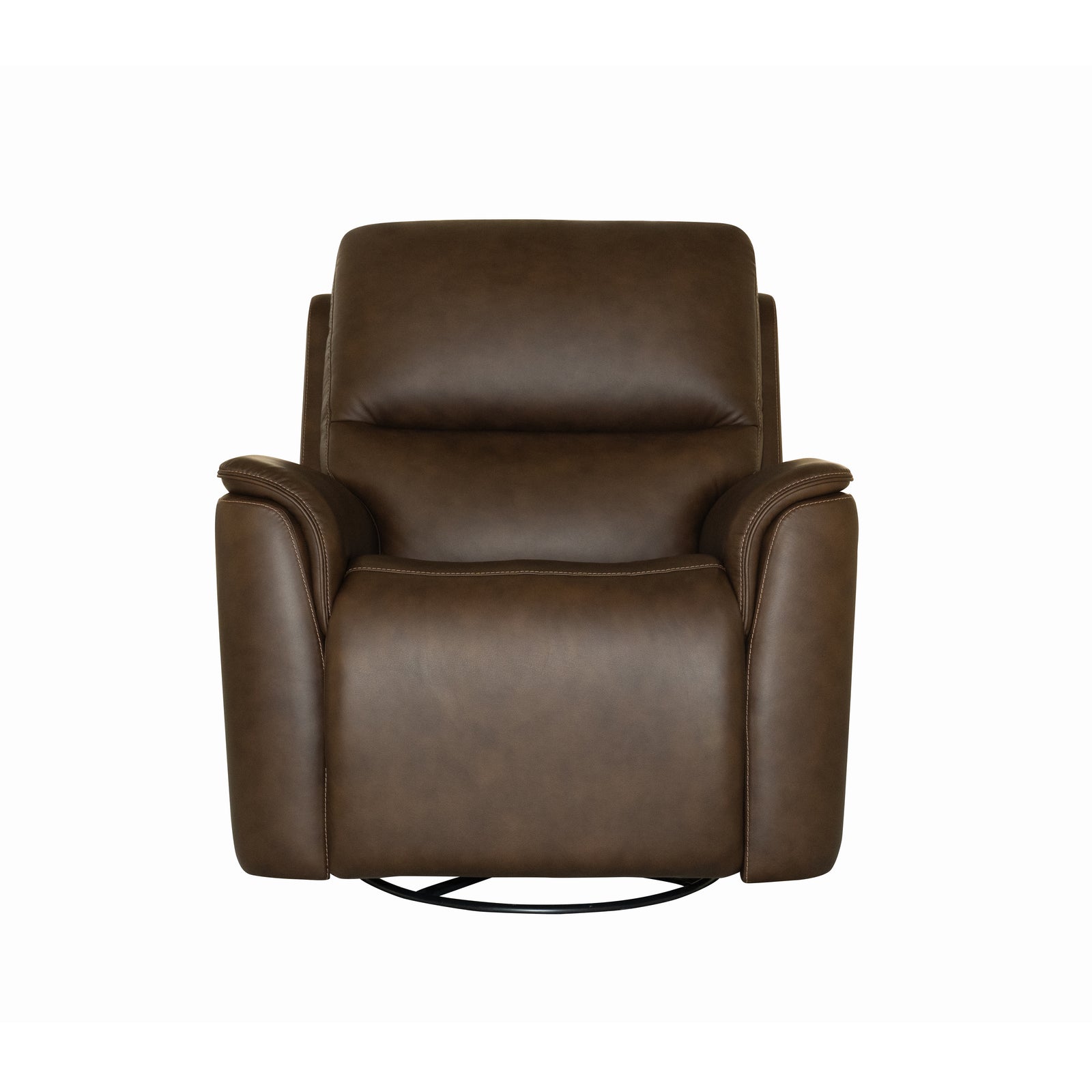 Power Swivel Gliding Recliner with Power Headrest, Lumbar, Heat & Massage