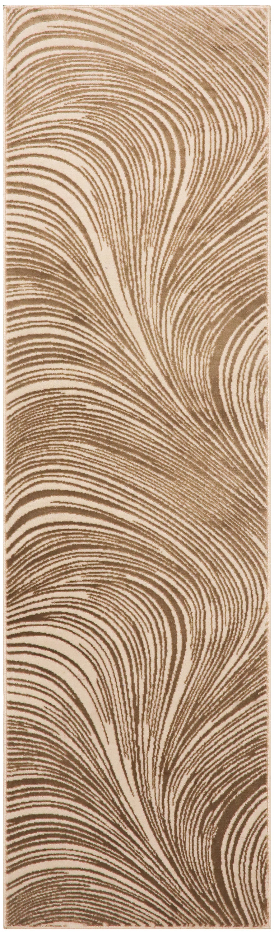 Central Park West CEP02 Beige Brown Rug