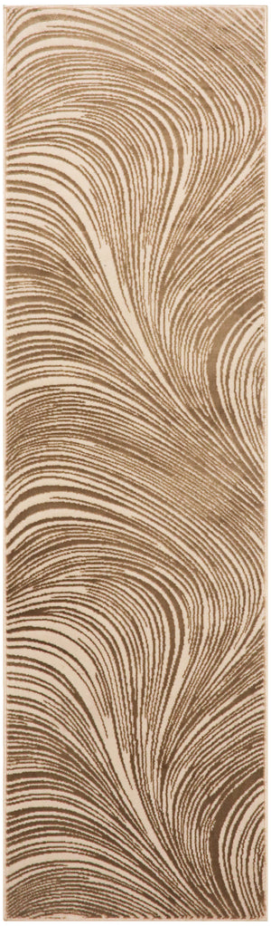 Central Park West CEP02 Beige Brown Rug