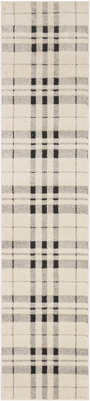Modern Comfort MNC04 Ivory Black Rug