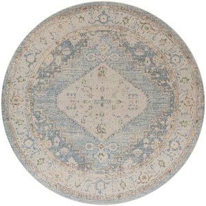 Astra Machine Washable ASW11 Silver Blue Rug