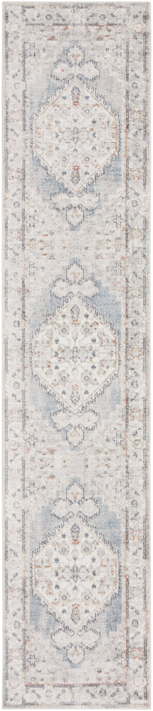 Astra Machine Washable ASW11 Light Blue Rug