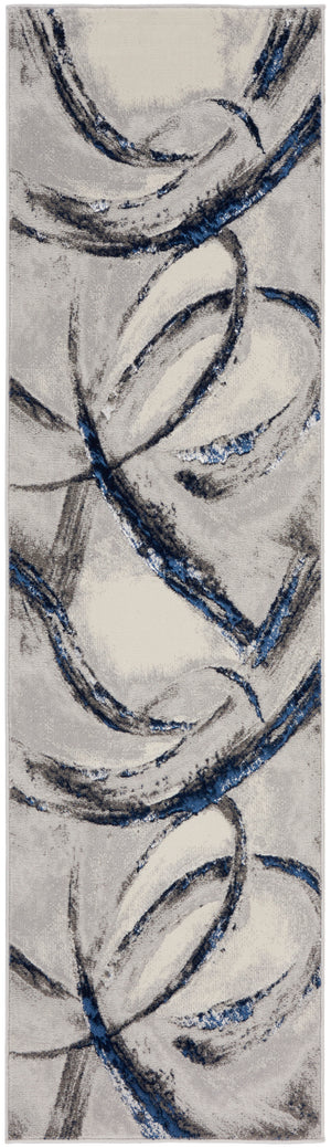 Splash BSK02 Grey Navy Rug