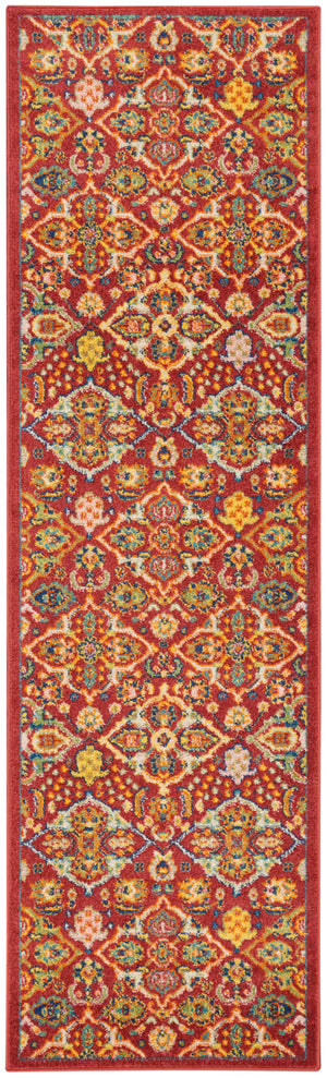 Allur ALR03 Red Multicolor Rug