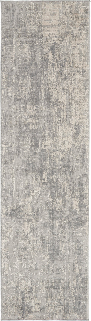 Rustic Textures RUS01 Ivory Silver Rug