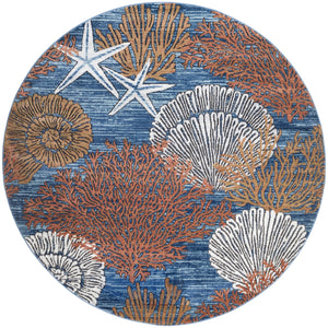 Seaside SDS04 Blue Multicolor Rug