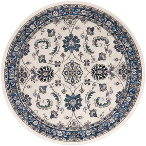 Nourison Essentials NRE05 Ivory Blue Rug