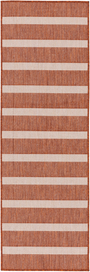Positano POS03 Terracotta Ivory Rug