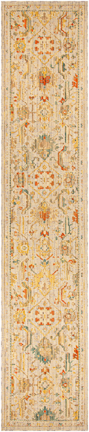 Antique Bloom ANB02 Taupe Multicolor Rug