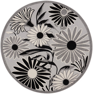 Aloha ALH33 Black White Rug