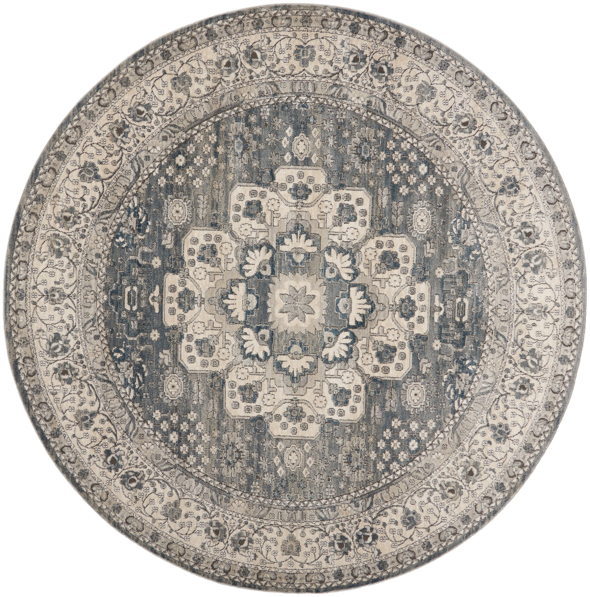 Quarry QUA07 Grey Ivory Rug