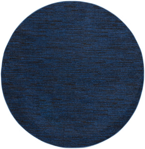 Nourison Essentials NRE01 Midnight Blue Rug