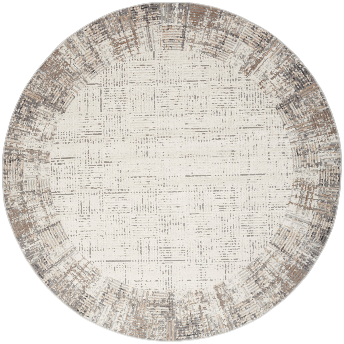 Elation ETN05 Ivory Grey Rug