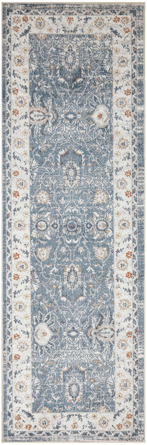 Astra Machine Washable ASW20 Blue Rug