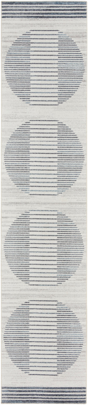 Astra Machine Washable ASW05 Ivory Blue Rug