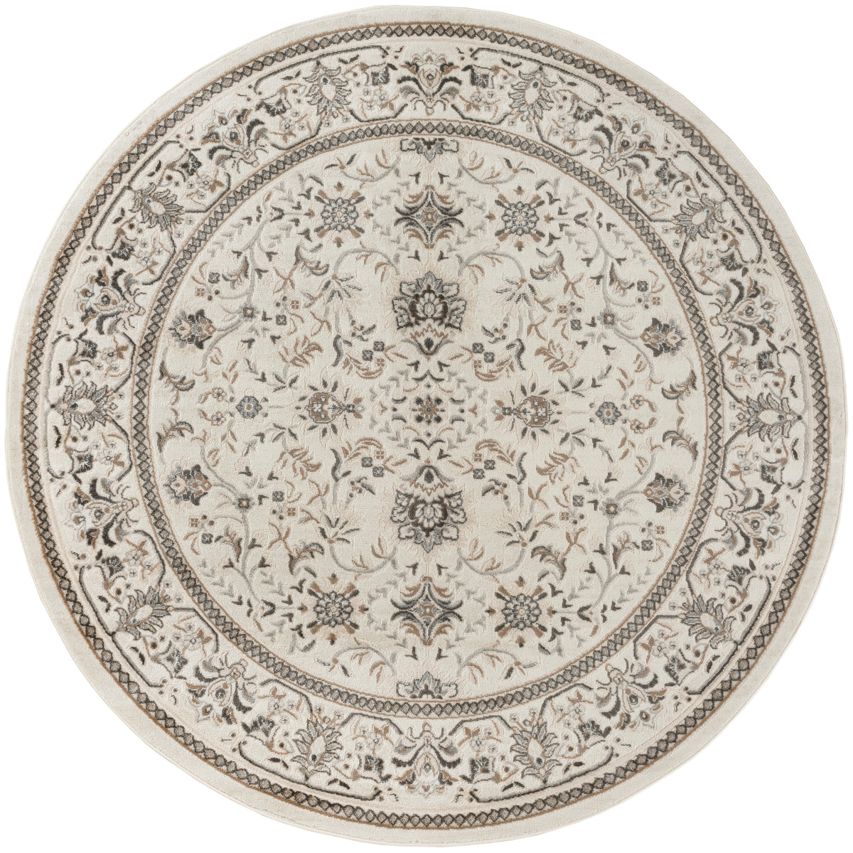 Serenity Home SRH02 Ivory Mocha Rug