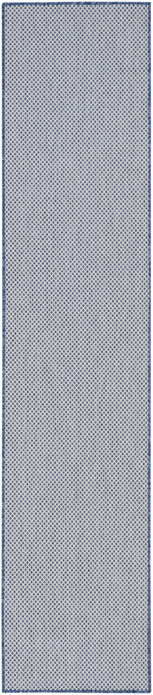 Courtyard COU01 Ivory Blue Rug