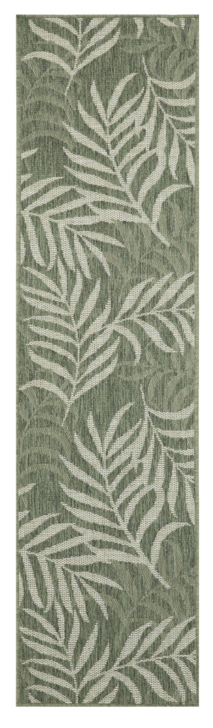 Garden Oasis GOA01 Green Ivory Rug