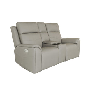 Power Reclining Loveseat with Console, Power Headrests, Lumbar, Heat & Massage