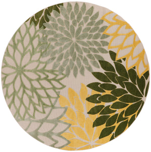 Aloha ALH05 Green Multicolor Rug