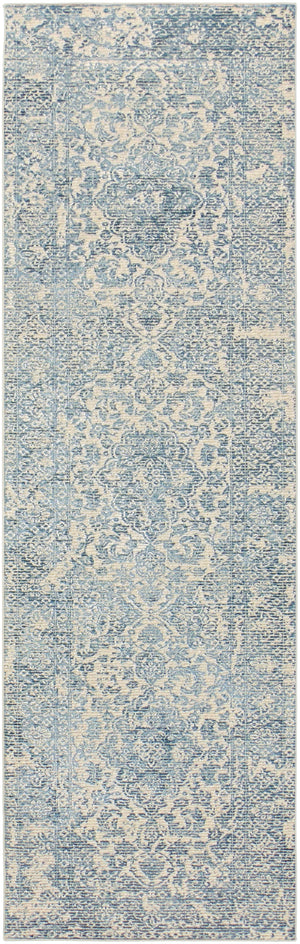 Azalea AZA01 Ivory Blue Rug