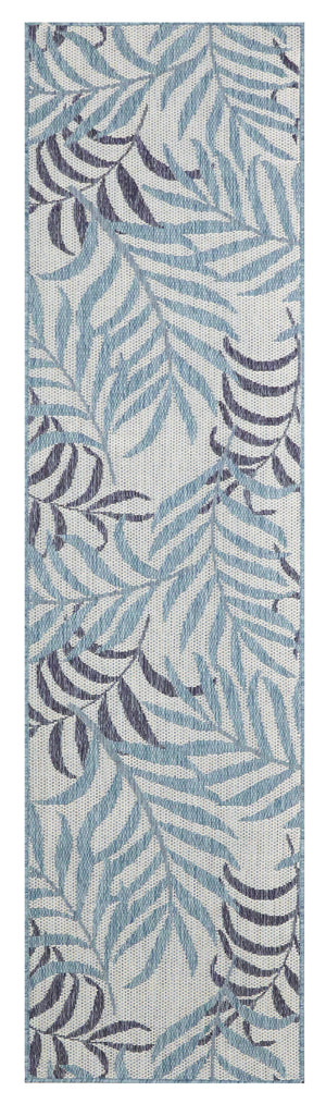 Garden Oasis GOA01 Blue Rug