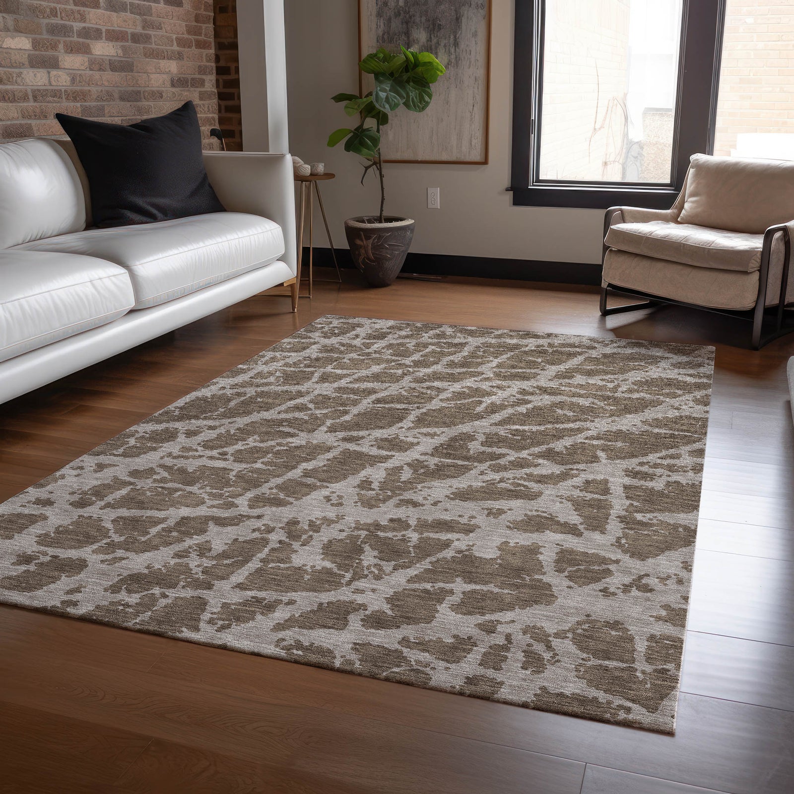 Chantille ACN501 Brown Rug