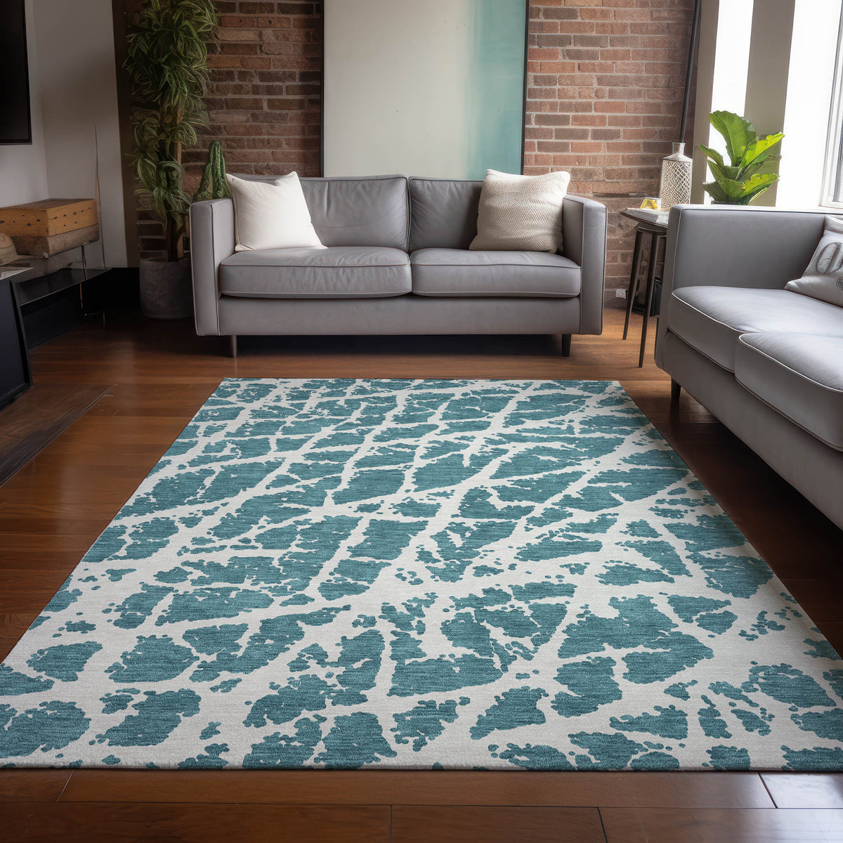 Chantille ACN501 Teal Rug