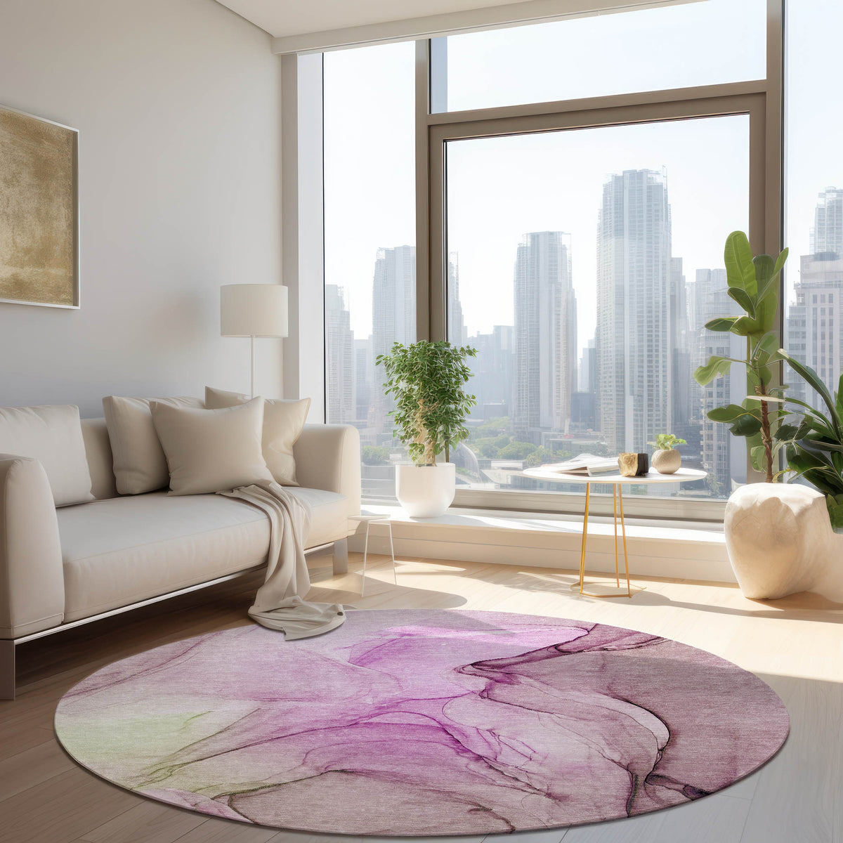 Chantille ACN502 Pink Rug