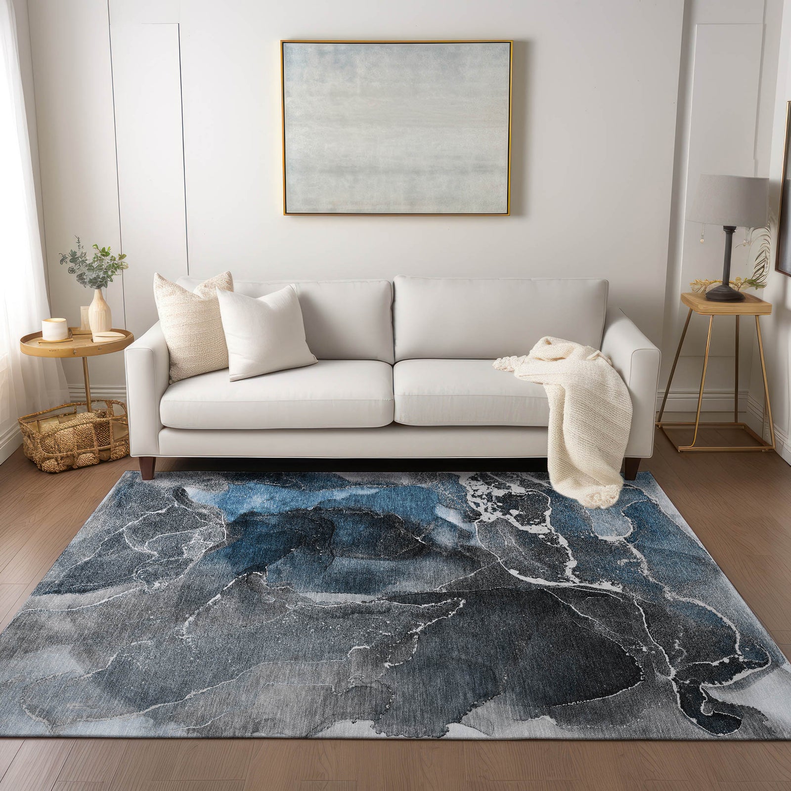 Chantille ACN503 Blue Rug