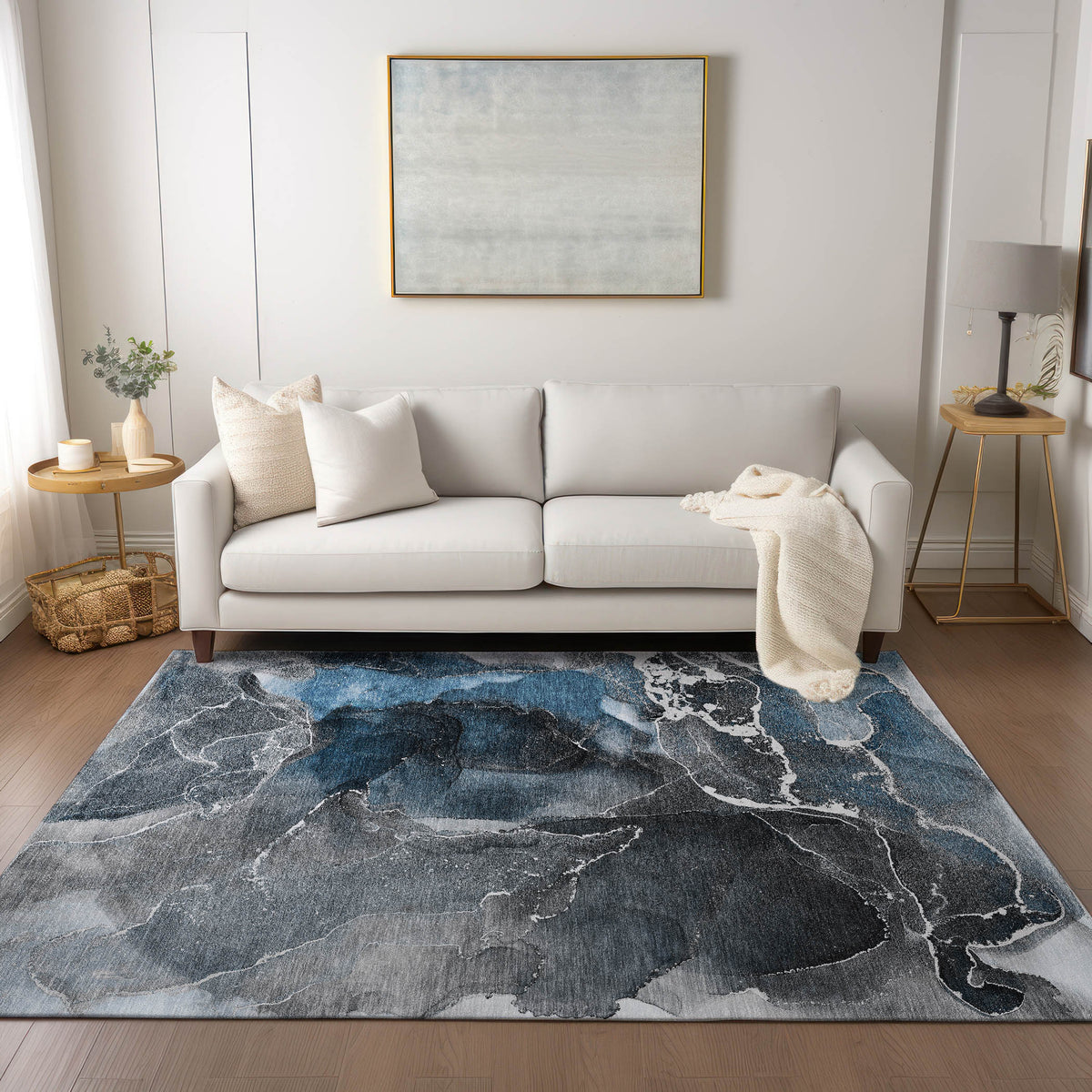 Chantille ACN503 Blue Rug