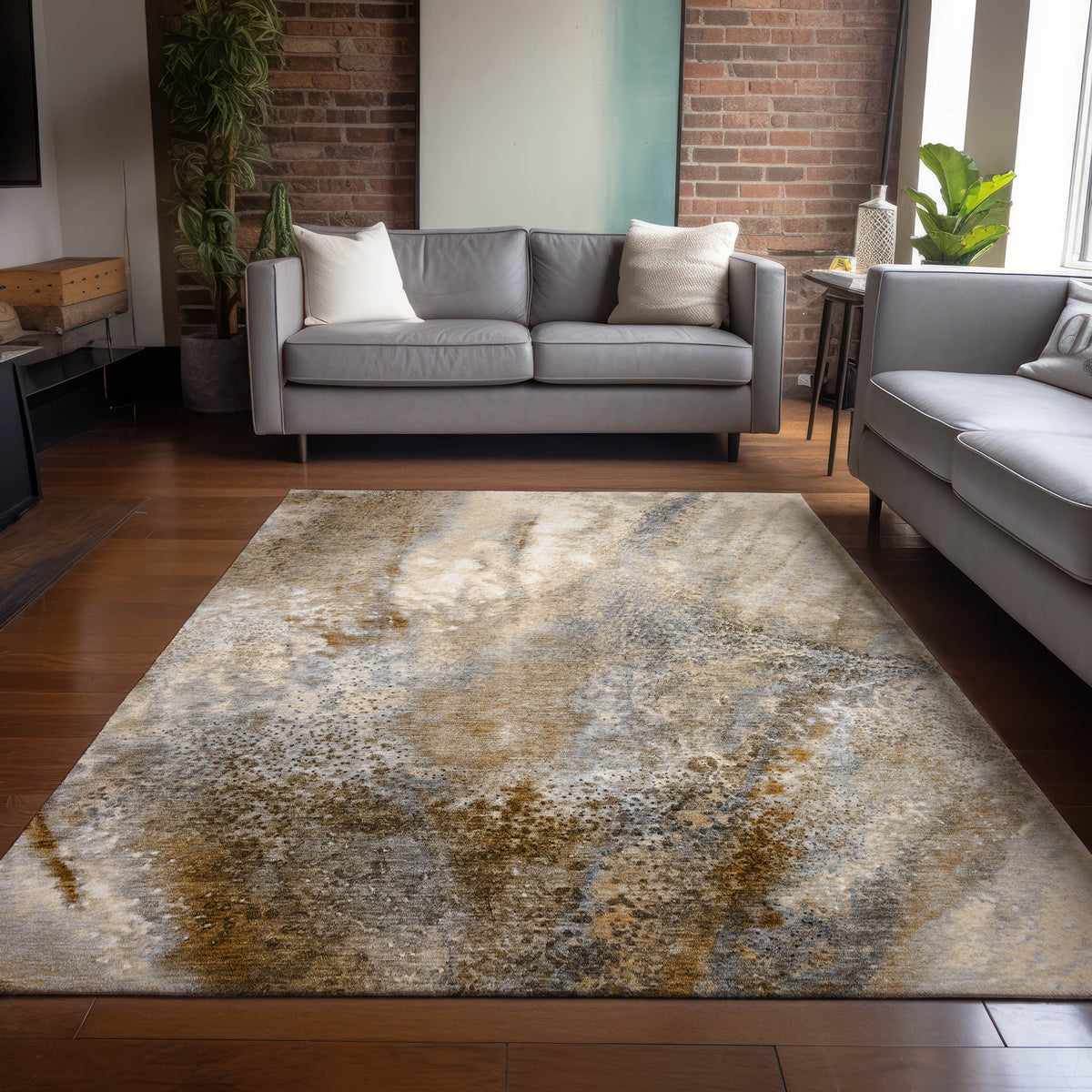 Chantille ACN505 Brown Rug