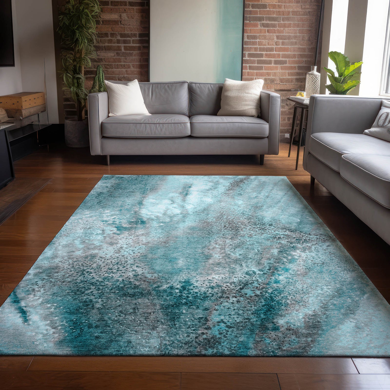 Chantille ACN505 Teal Rug