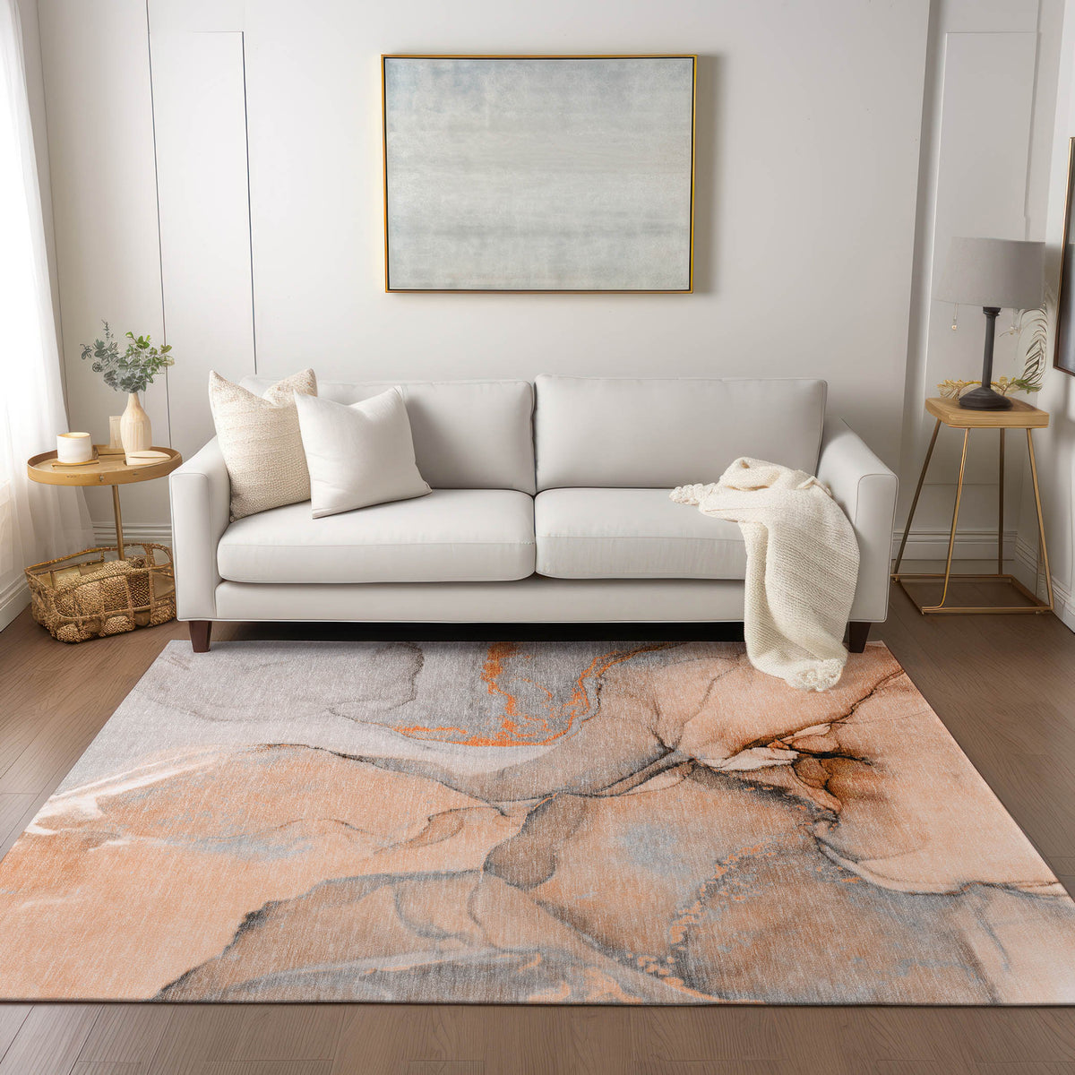 Chantille ACN506 Orange Rug