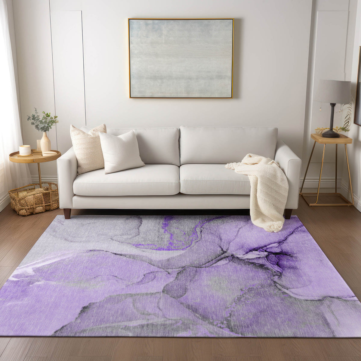 Chantille ACN506 Purple Rug